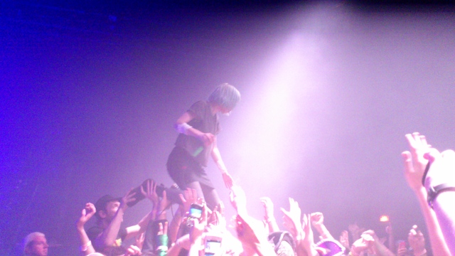 Saw Crystal Castles.