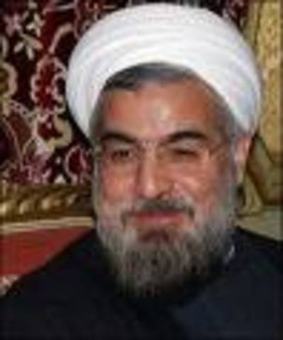 President Bush designates Iran, along with Syria and North Korea, as the Axis of Evil.