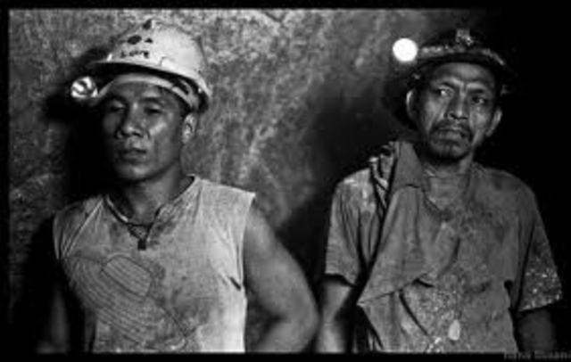 Act of Prostest- mine workers