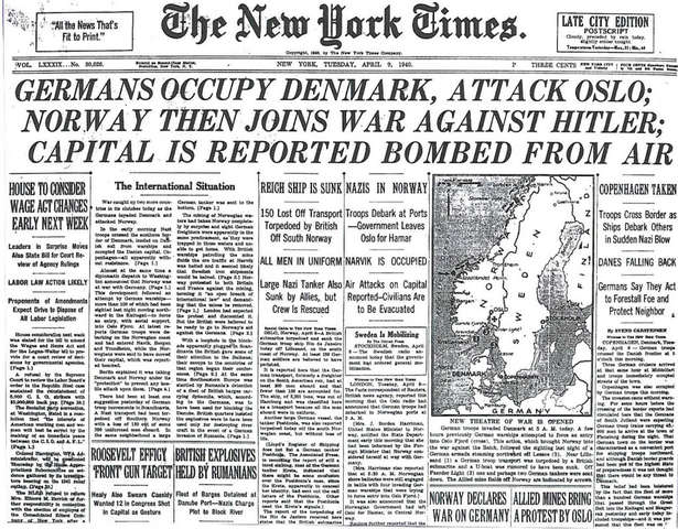 Attack of Denmark and Norway