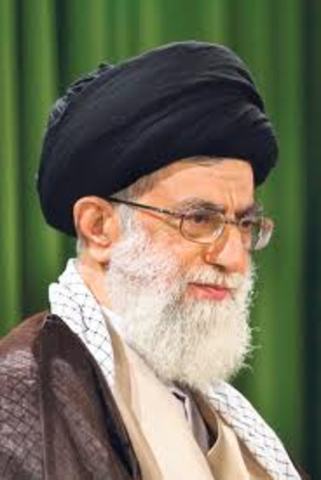 Khomeini dies and Khamene'i is appointed the new supreme leader.