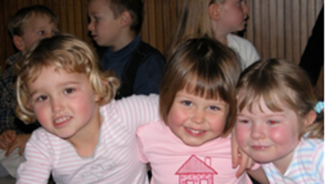 friends at preschool