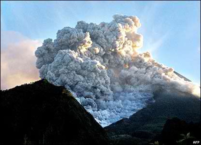 Mount Merapi eruption