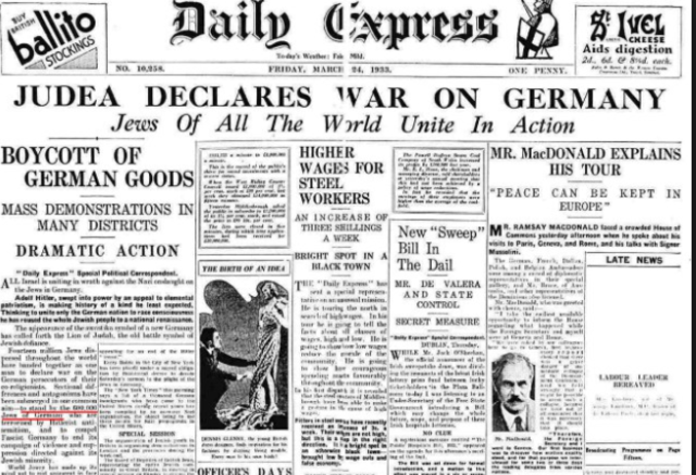 Italy declares war on Germany