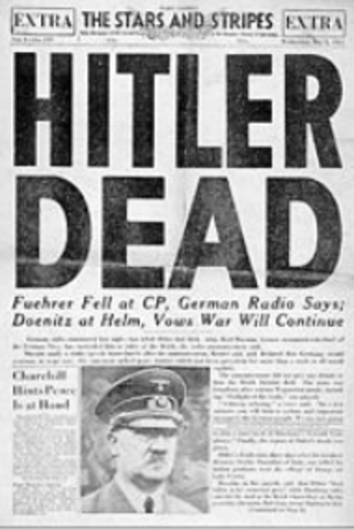 Hitler commits suicide