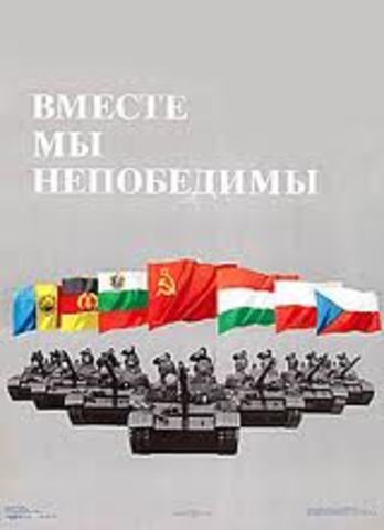 The Warsaw Pact was Formed