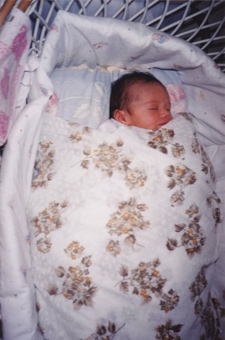 Frist picture of me at three months.