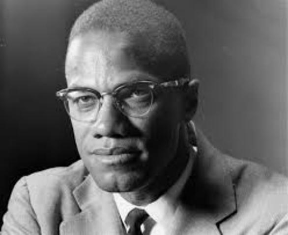 Black Leader Malcolm X Murdered