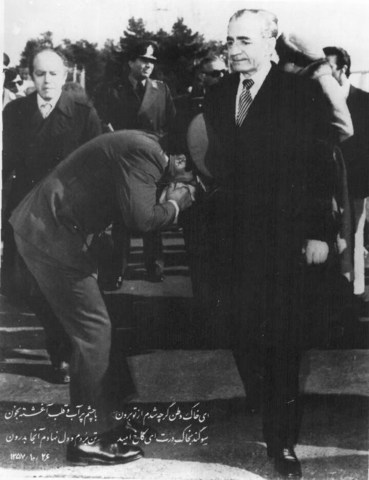 The Shah leaves the country on January 16
