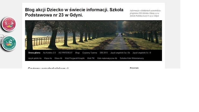BLOG Akcji Dziecko w świecie informacji SP 23 w Gdyni
