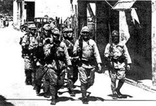 Japan’s army pillages Nanjing, China; massacre a quarter of a million people.