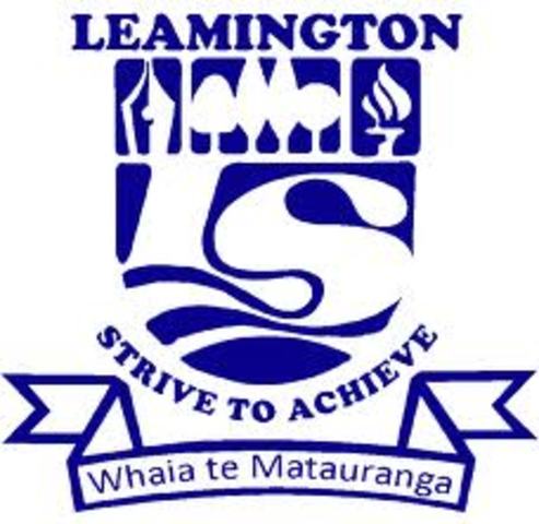 Me at my new school, Leamington Primary.