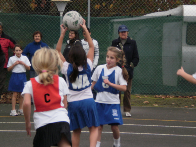 First game of Netball