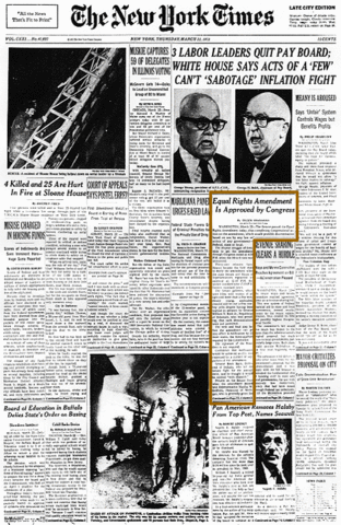 Equal Rights Amendment Passes the Senate