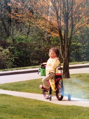 LEARNED TO RIDE A BIKE