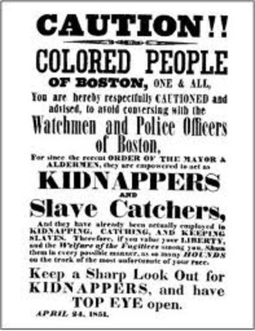 Fugitive Slave Act is passed