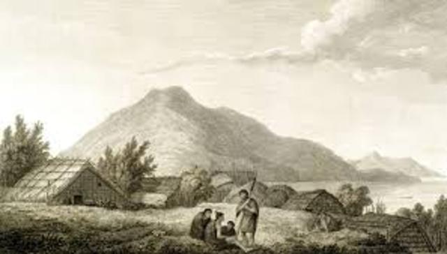 Abel Tasman lands in Golden bay