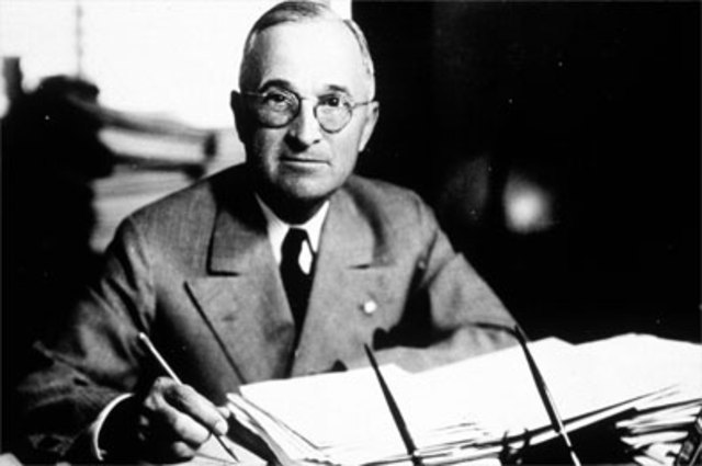 Harry S. Truman is elected President