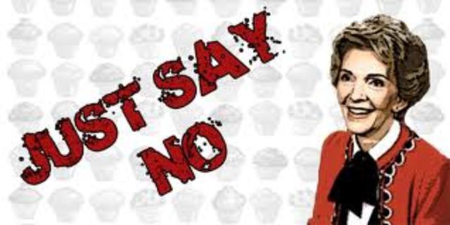 Nancy Reagan and "Just Say No"