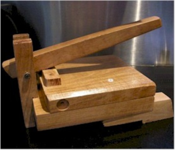 wooden press