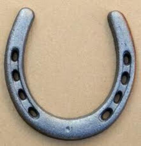 Iron Horseshoes are Invented