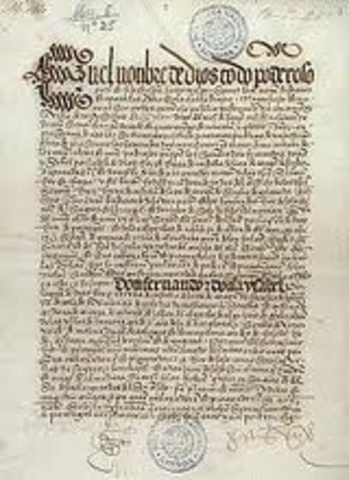 The Treaty of Tortesillas