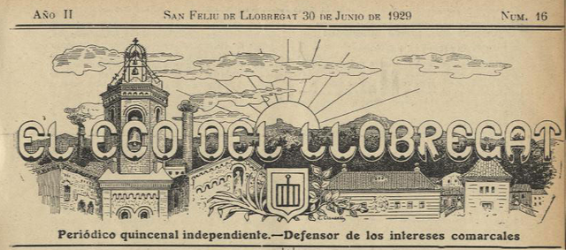 Col·laboració amb la revista local "El eco del Llobregat"