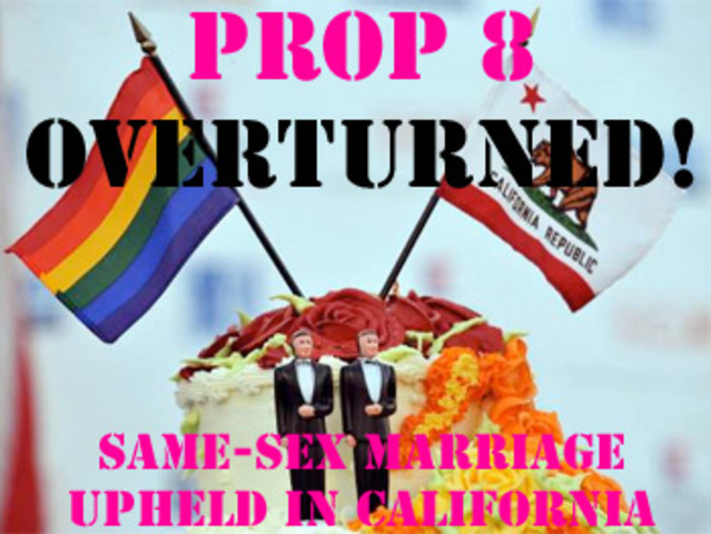 Propostion 8 Overturned