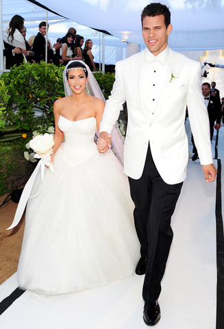 Kim Kardashian and Kris Humphries