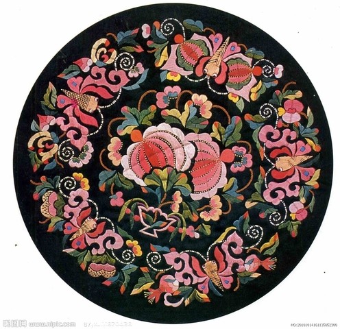 Qing Dynasty (1644-1921) Embroidery