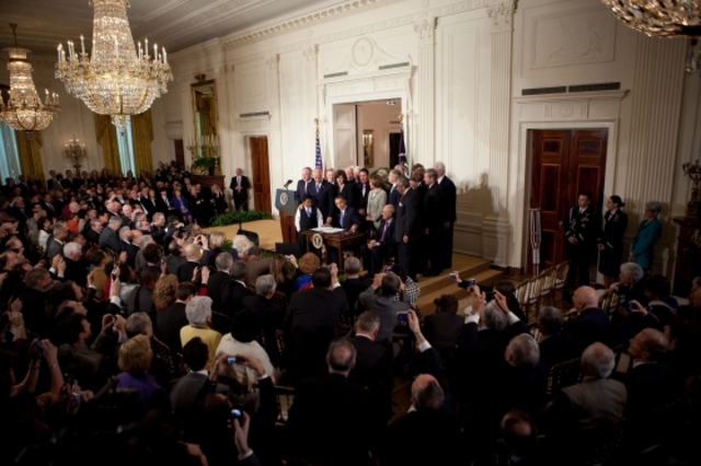 The Affordable Care Act Becomes Law