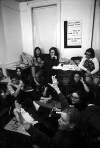 Women Begin "Consciousness Raising" Sessions