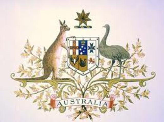 Australia's First caot of arms.