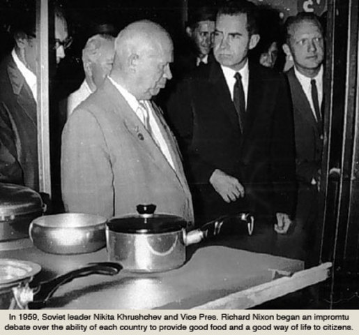 Kitchen Debate Between Nixon and Khrushchev