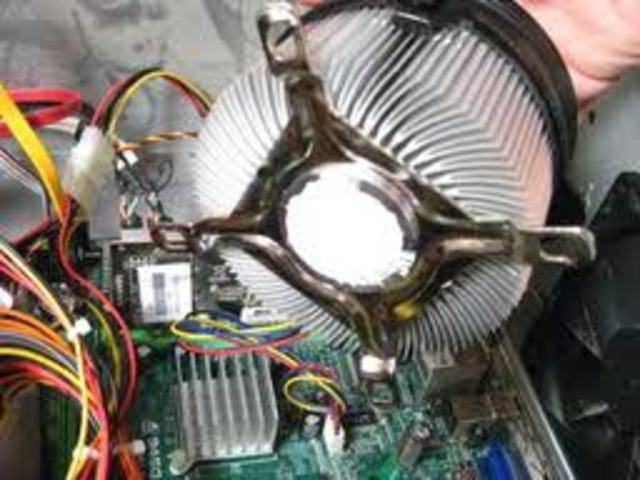 Subjepción del ventilador del microprocesador
