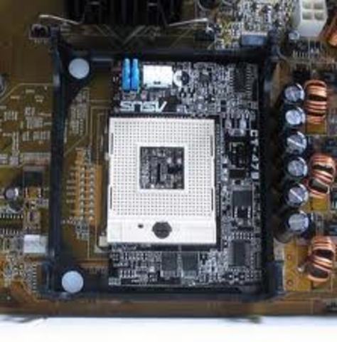 Fijación electrica del microprocesador