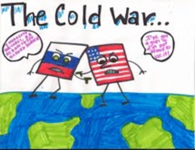 Cold War Political Cartoon