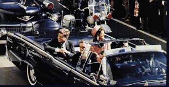 President Kennedy assassinated in Dallas, Texas