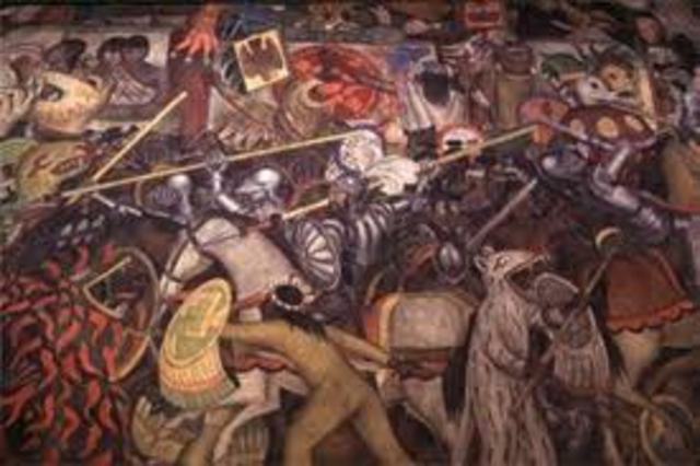 The fall of Tenochtitlan