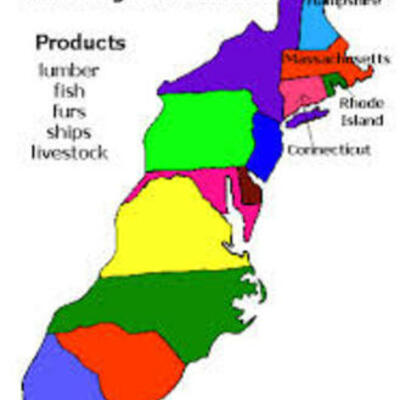 Timeline: The Thirteen Colonies by BTH