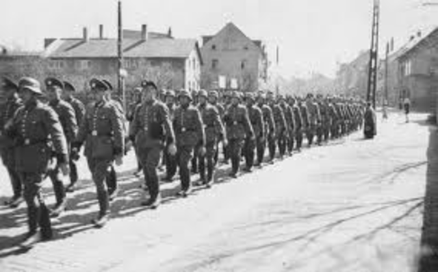 German Troops Enter Piotrkow