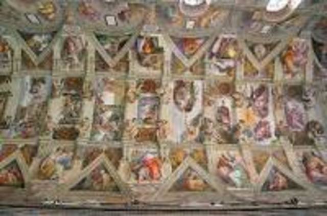 Michelangelo Paints the Sistine Chapel