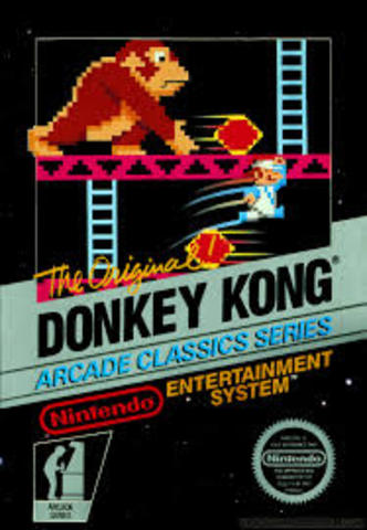 Nintendo crea Donkey Kong, juego en el que introducen el personaje de Mario
