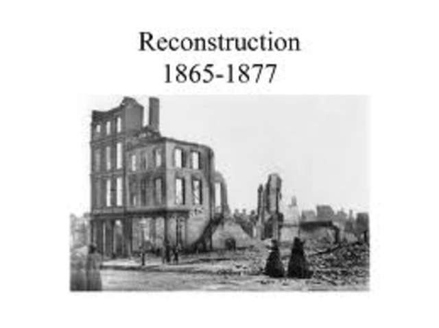 Reconstruction Begins