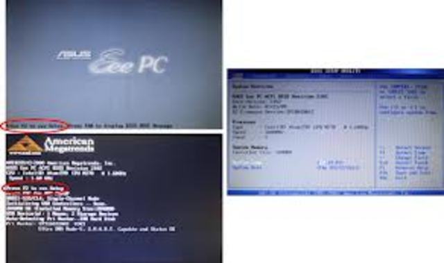Acceso bios--> pulsa F2 o Supr