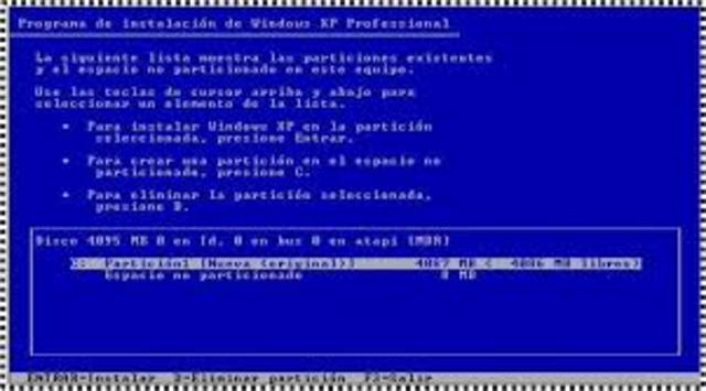 ELIMINAMOS LAS PARTICIONES EXISTENTES