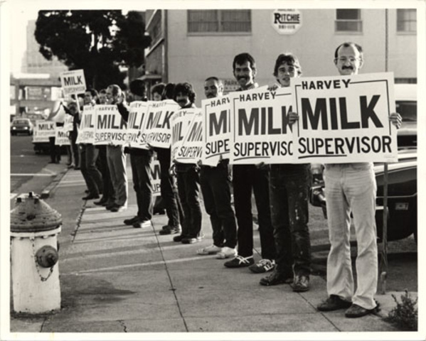 Milk runs for a position on the Board of Superivisors