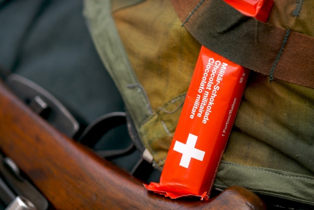 U.S. military orders chocolate bars as rations for soldiers to boost morale and for chocolate's nutritional value