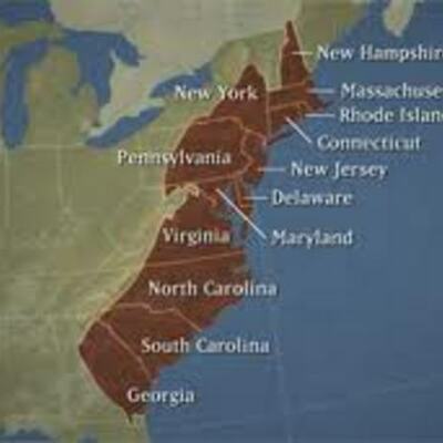 Timeline: The 13 Colonies