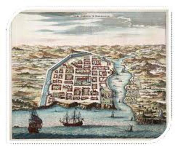 Santo Domingo established by Spanish on Hispaniola